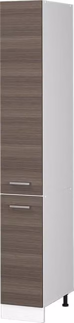 Dispensa universale R-Line Vicco grigia con ante, L: 30 cm, P: 52,5 cm, H: 207 cm