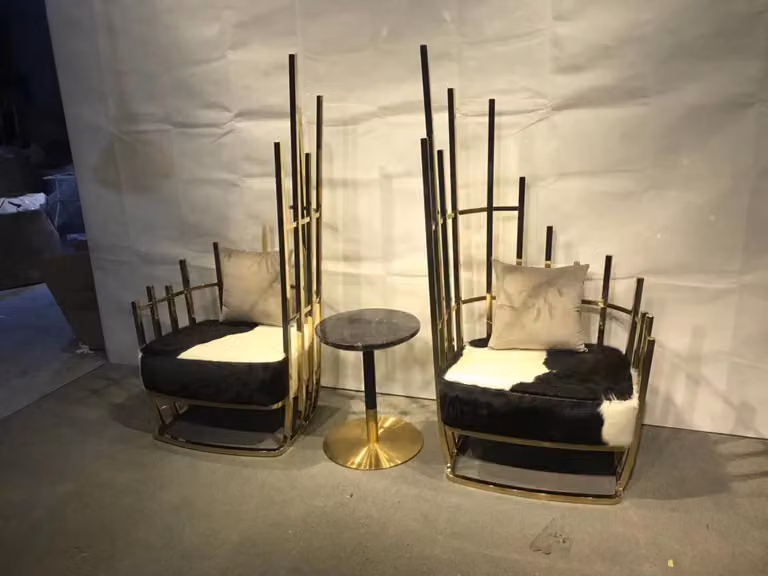 Sessel Ess Zimmer Garnitur Wohn Sofa 2x Lounge Club Fernseh Cocktail Gruppe