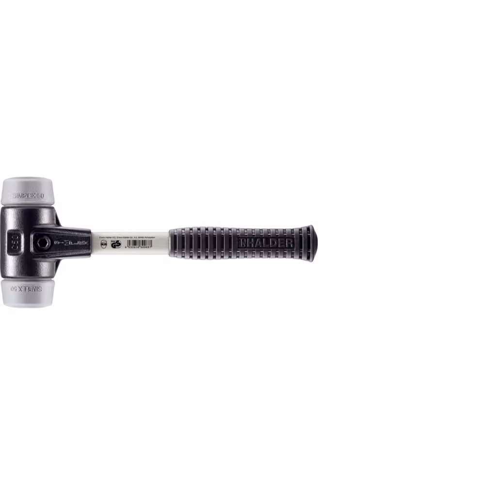 Mazza SIMPLEX soft-face, TPE-mid; con rinforzo..