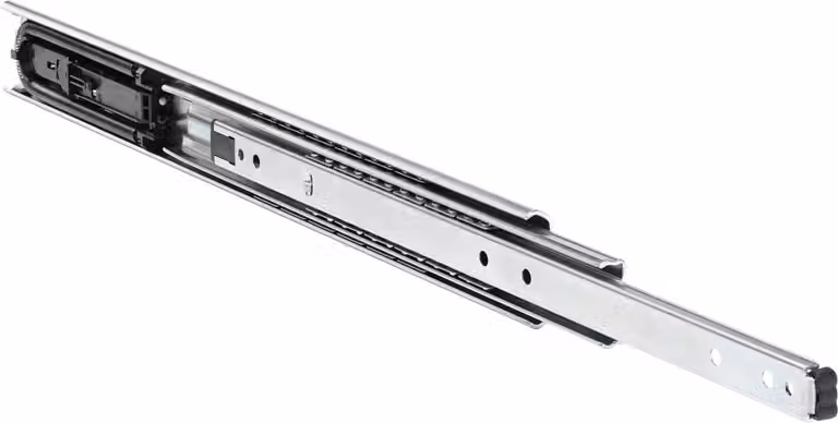 Guida per cassetti con cuscinetti a sfera Accuride DZ5321EC 1000 mm - Guida per cassetti a estrazione totale con ammortizzazione soft close, acciaio zincato