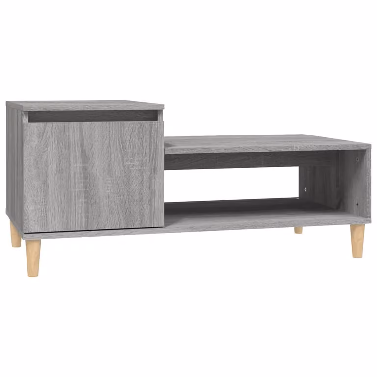Tavolino da Salotto grigio sonoma 100x50x45cm Legno Multistrato