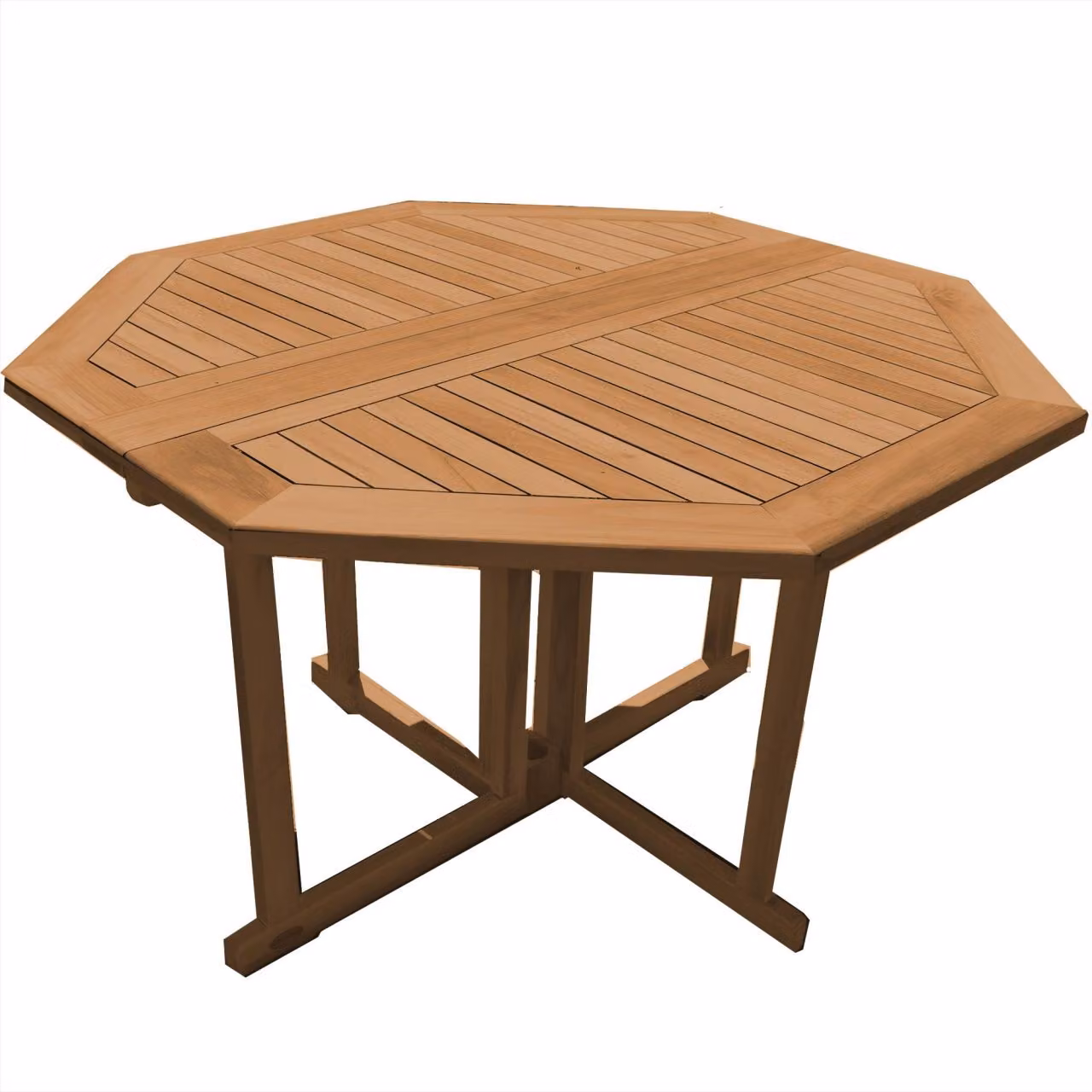 Klapptisch Teakholz achteckig Savona 120x120x75cm