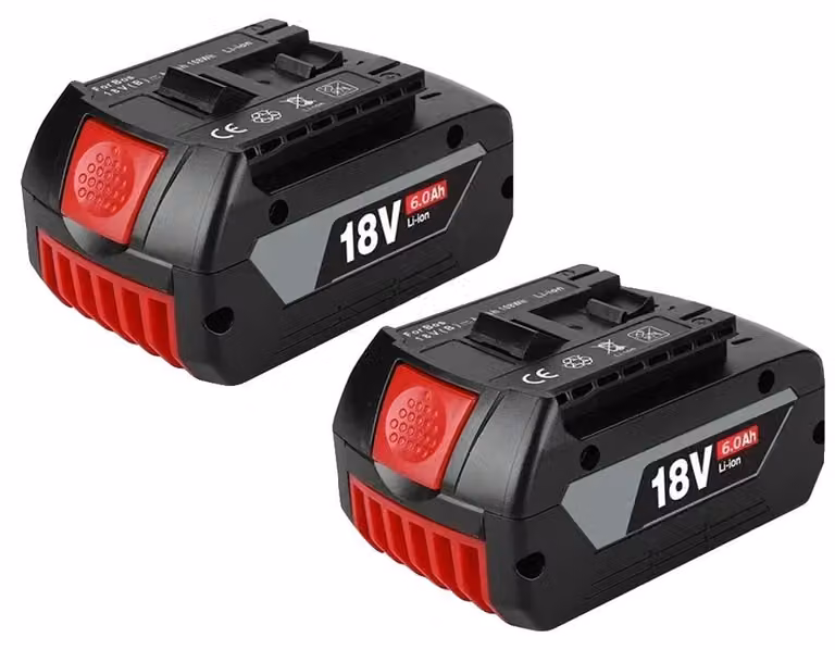 Batterie, 18V, capacità 6000mAh, confezione da 2 batterie da 6,0Ah