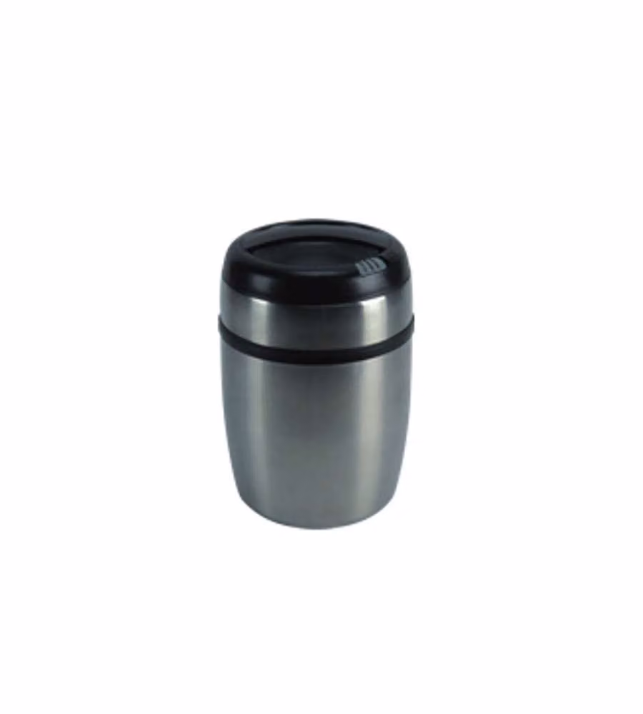 Portavivande termico doppio scomparto Ilsa in acciaio inox e plastica, colore argento, capacità 1,5 l – 2