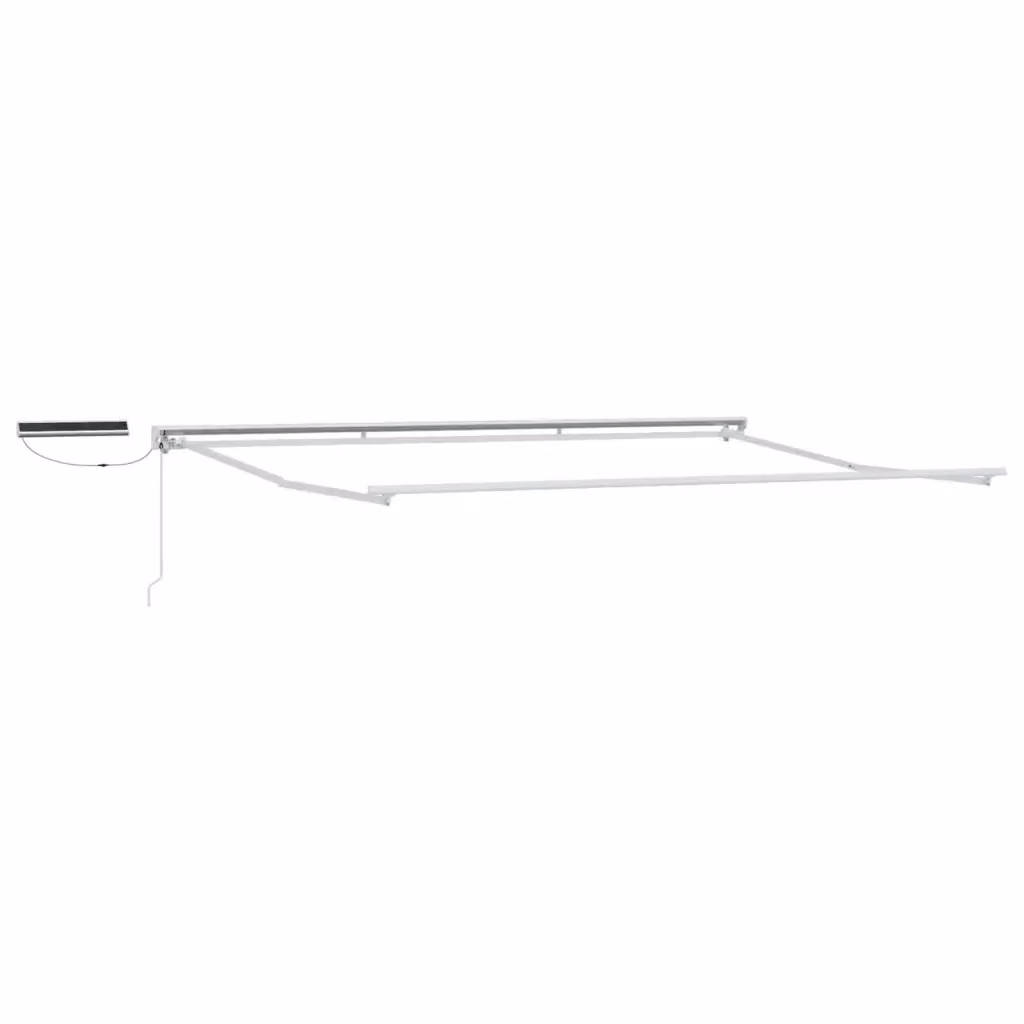 Telaio per tenda da sole elettrica solare vidaXL Bianco L: 4,5 x P: 3,5 m – 2