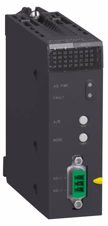 Modulo di comunicazione Schneider Electric Modicon X80 AS-i V3 Master, fino a 62 dispositivi I/O digitali, fino a 31 dispositivi I/O analogici BMXEIA0100