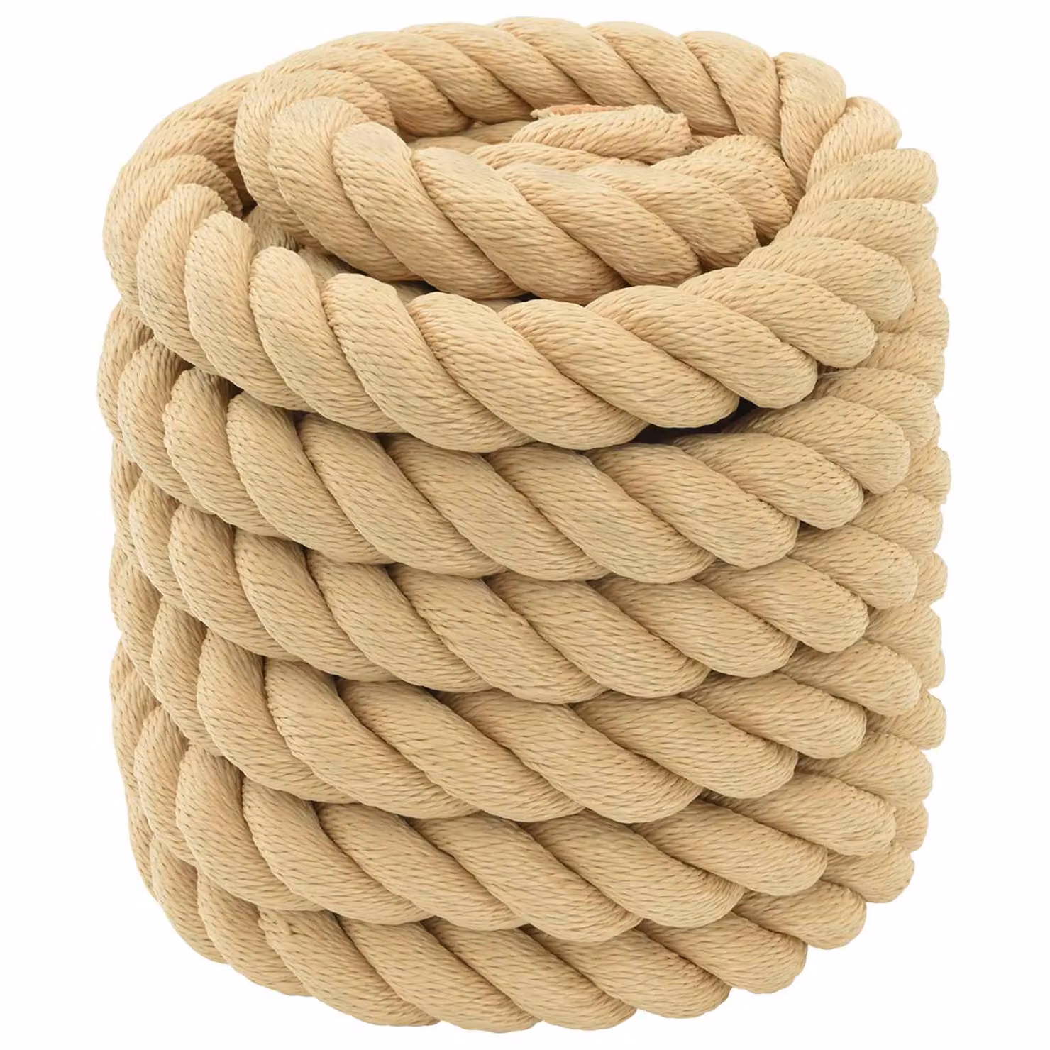 vidaXL Corda multiuso 60 mm 10 m Naturale PP 21600 kg Carico massimo
