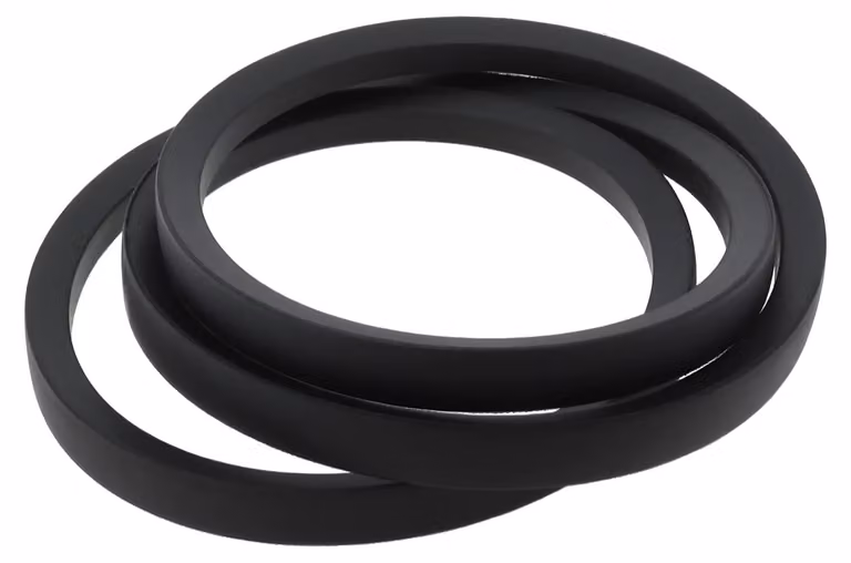 Cinghia a V per trasmissione del piatto di taglio del tosaerba, modello 037X57MA, dimensioni 37x57, per tosaerba semovente