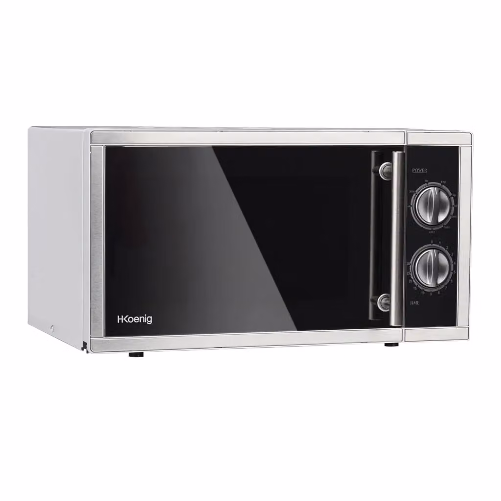 Forno microonde combinato H.Koenig VIO7 con funzione grill, capacità 23 l, potenza microonde 900 W e potenza grill 1000 W, Nero e argento – 2