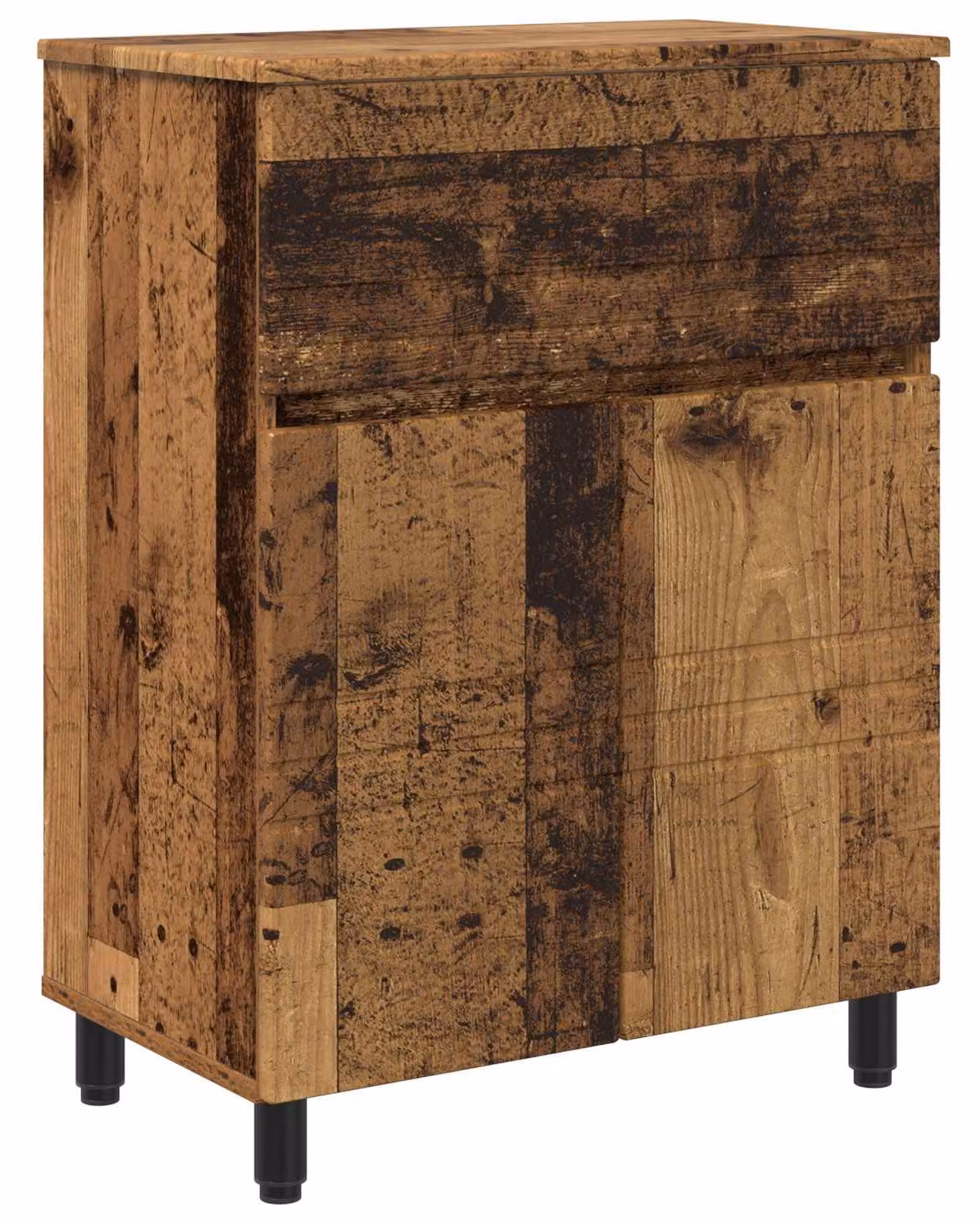Mobiletto da bagno Legno antico 60 x 35 x 80 cm