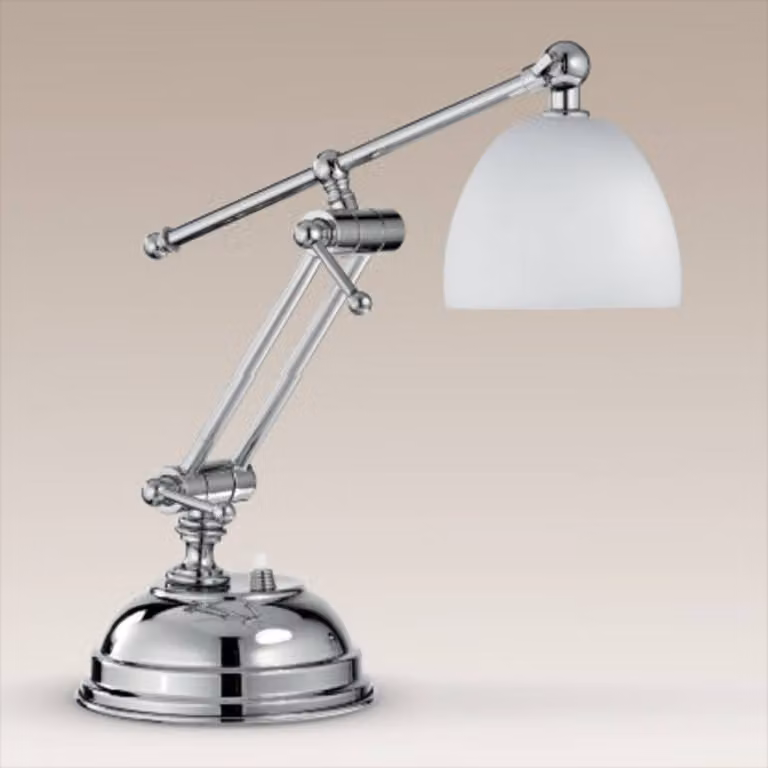 Cremasco Lampada da scrivania GALLERIA, Soggiorno / Sala da pranzo, Vetro, Moderno, Lampada da tavolo