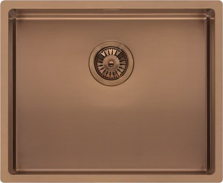 Lavello REGINOX MIAMI 50 x 40 nel colore RAME / Rivestimento PVD / Lavello
