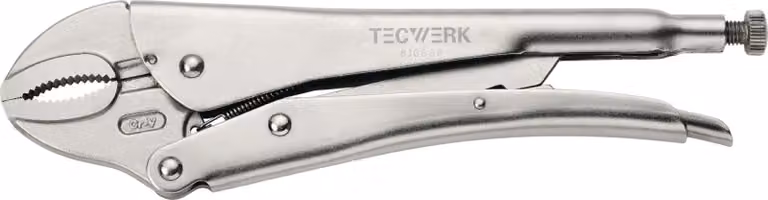 Morsetto a leva, lunghezza totale 300 mm, capacità di serraggio massima 65 mm, marca TECWERK