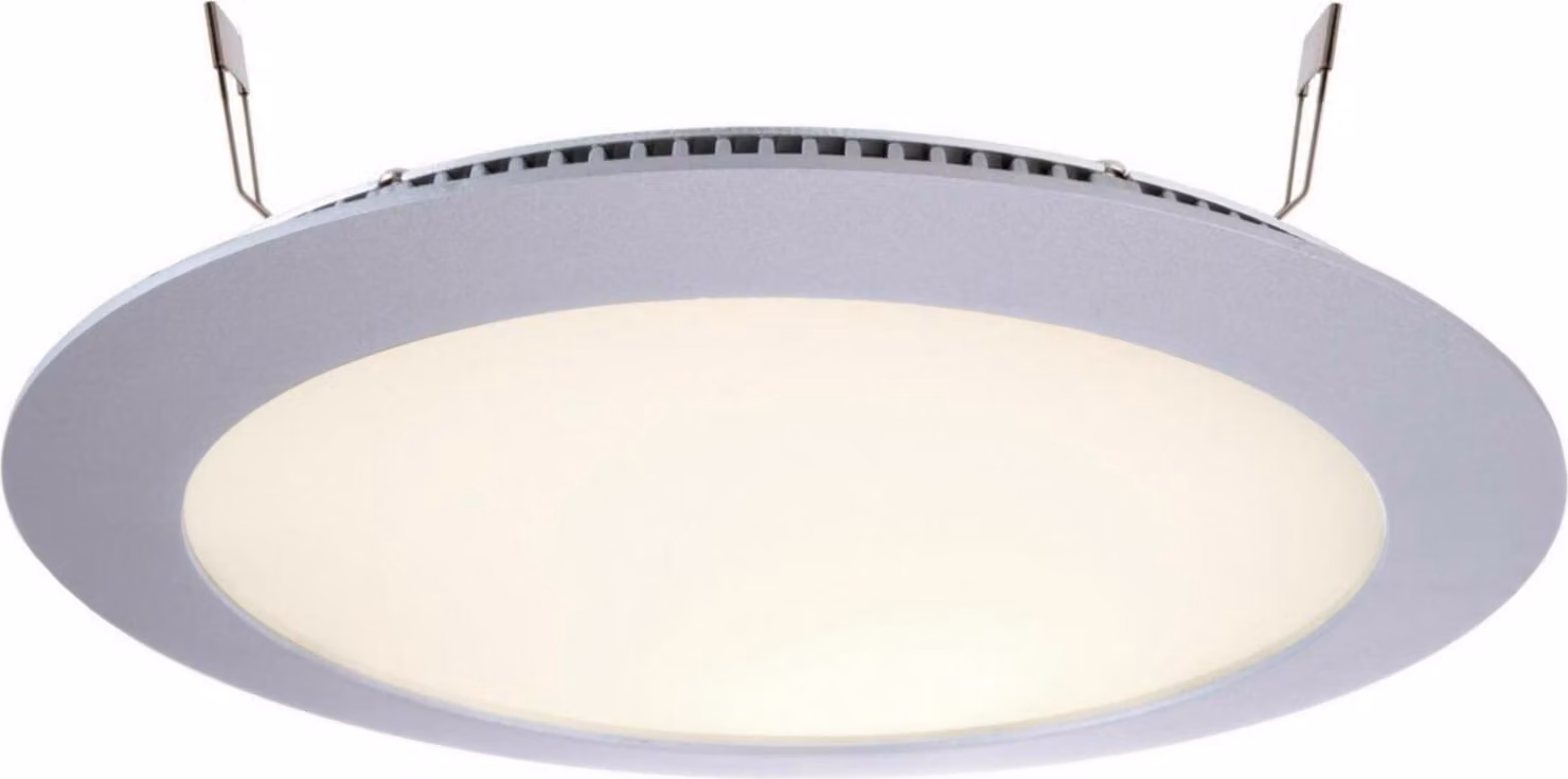 Pannello LED Kapego 16W LED, 2700K bianco caldo, argento, 700mA