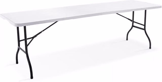 Oviala - Set di 5 tavoli pieghevoli da 244 cm