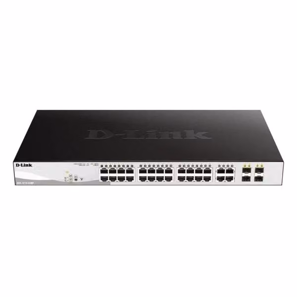 Switch di rete gestito D-Link DGS-1210-28MP/E L2 Gigabit Ethernet con supporto Power over Ethernet (PoE) nero e grigio – 2