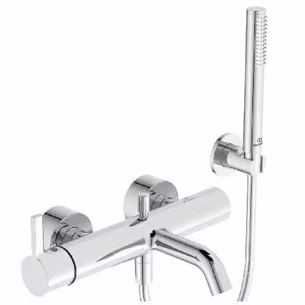 Ideal Standard Joy - Miscelatore da bagno con accessori, cromo BC787AA