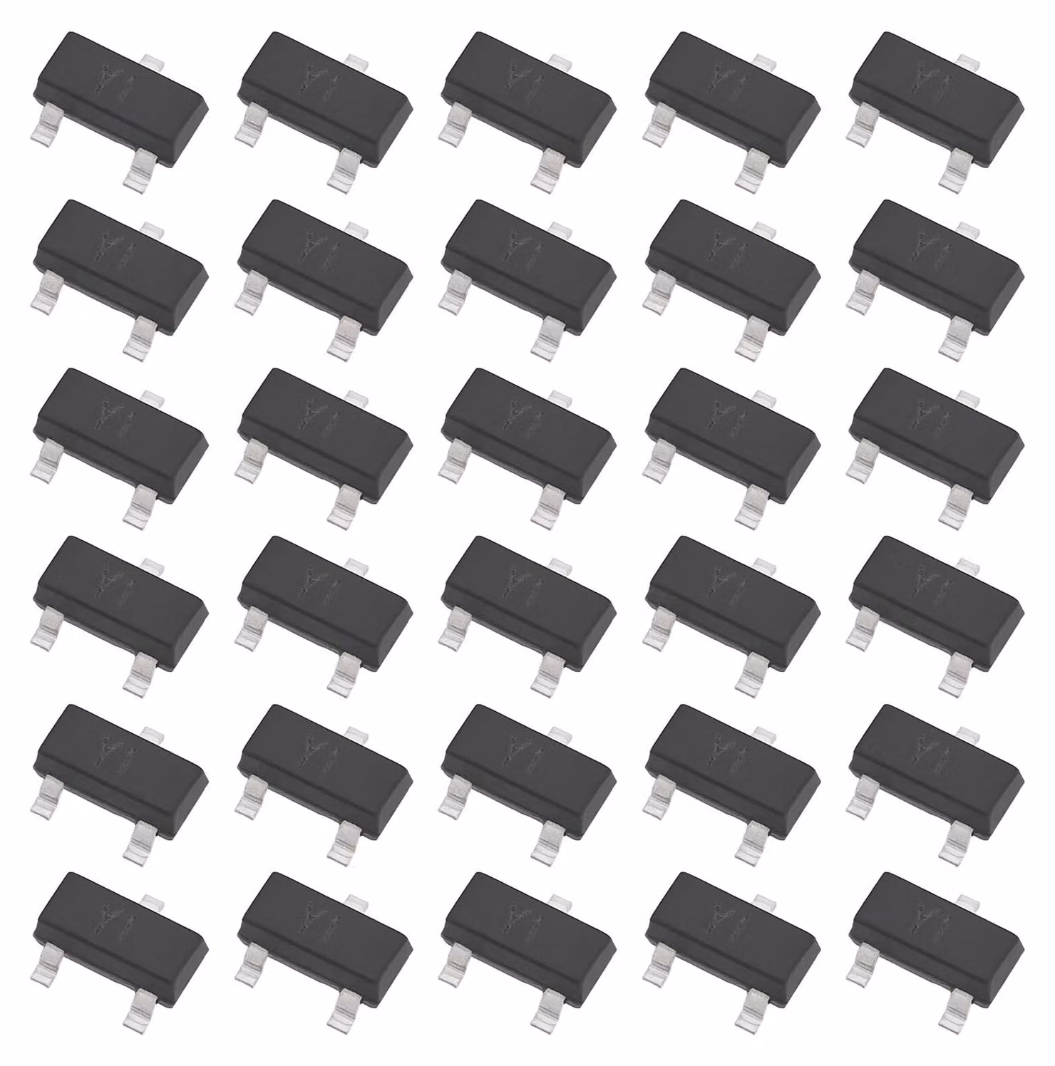 100 transistor NPN SS8050-Y1, alloggiamento SOT-23, 25V, 1,5A, 300mW