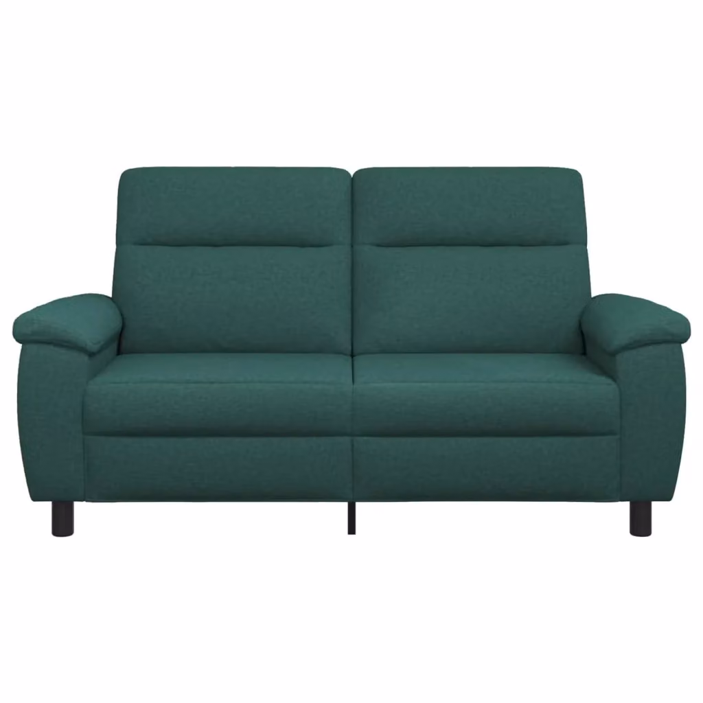 Divano moderno vidaXL in tessuto verde scuro con struttura in metallo L: 178 cm, P: 90 cm, H: 95 cm – 2