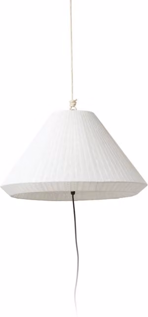 FARO BARCELONA 71584-05 - Saigon out Lampada Portatile e Sospensione Grigia/Bianco Opaco T70 Crema Hole cap