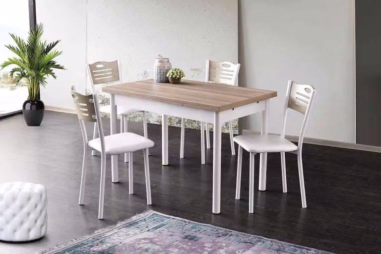 Skye Decor, Polo - 1302, tavolo da pranzo, rovere, pannello melaminico, 110 x 75 x 70 cm