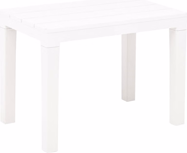 Panchine da Giardino 2 pz Bianco in Plastica