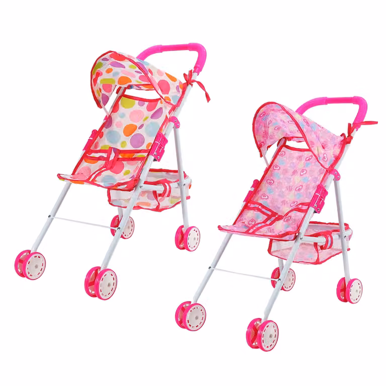 Tu Giochi Passeggino Noemi Rosa Pieghevole in Metallo