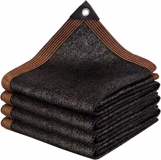 Rete ombreggiante nera con protezione UV al 70% - Ideale per giardino e balcone - 4x5 m