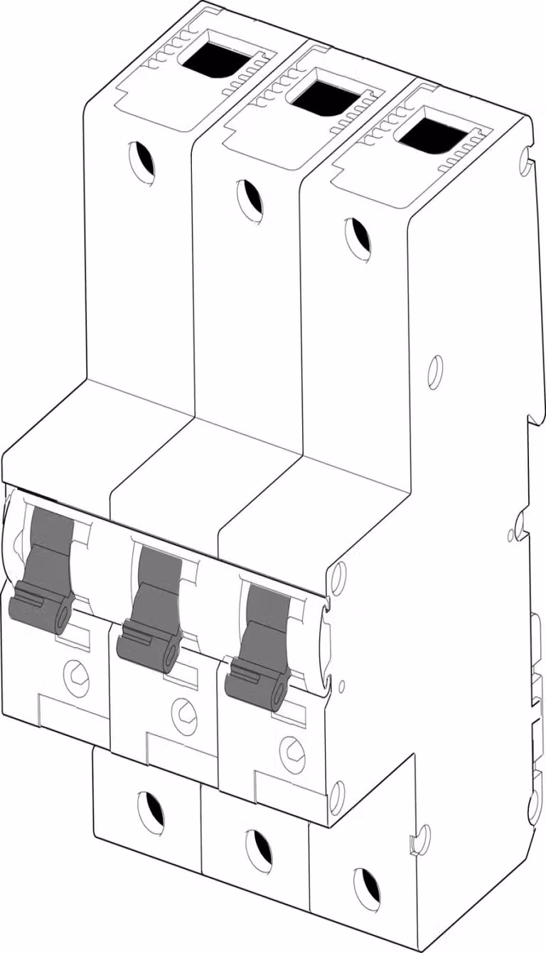 Interruttore SHU 3pin/35A - Interruttore selettivo 3-p 35A XHA335-5