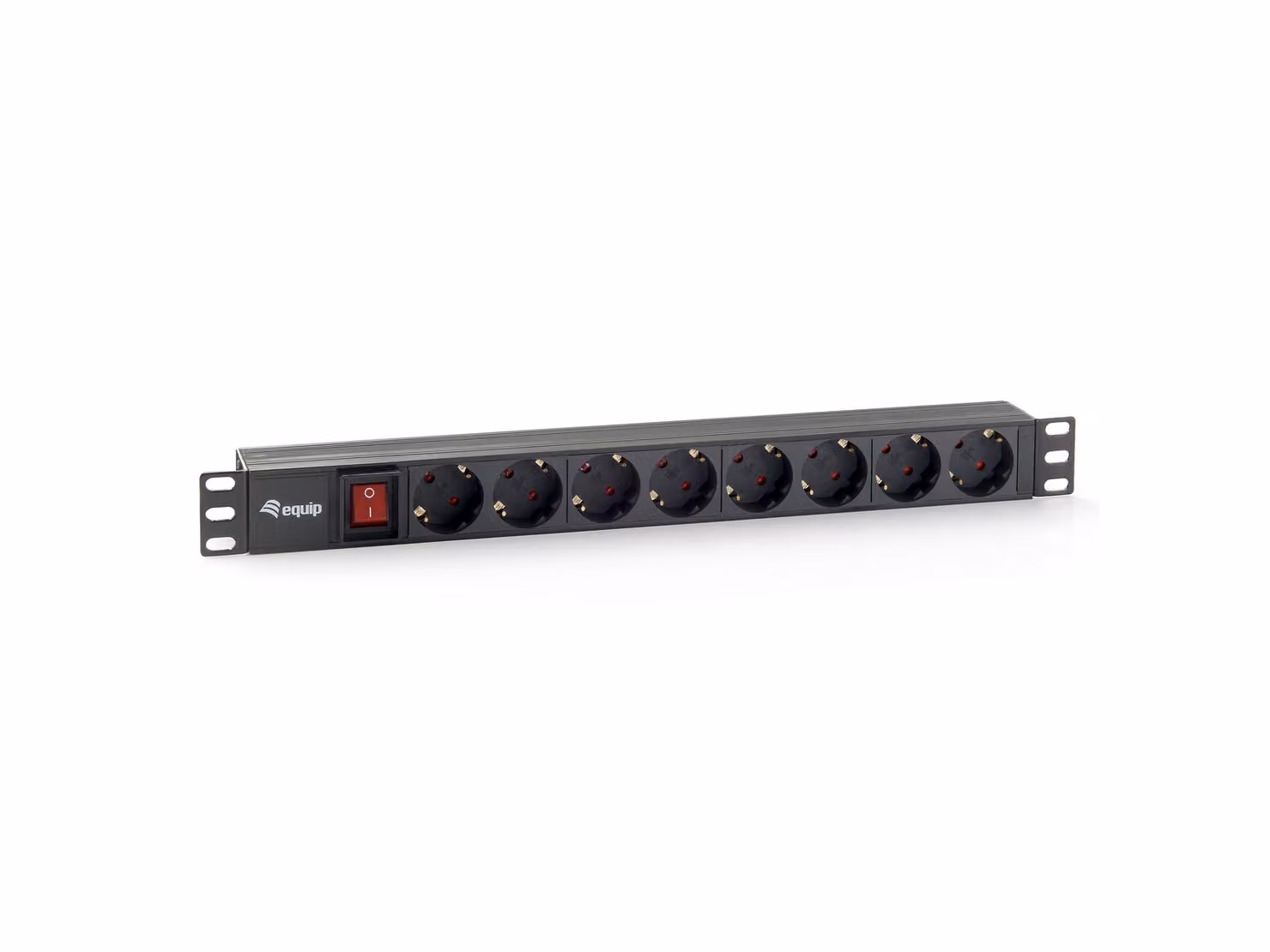 Equip 333283 Equip Steckdosenleiste 19"(1HE)8fach Schukon. 1,8m schwarz