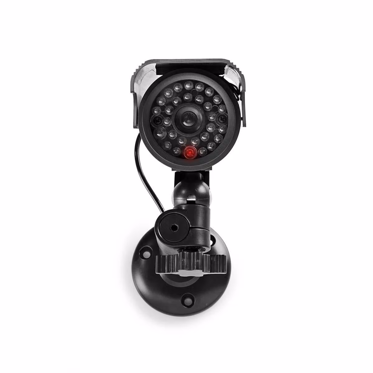 Telecamera di sorveglianza Nedis Dummy - Bullet - IP44 - Alimentazione a batteria/solare - Esterna - Montaggio a parete incluso - Nero
