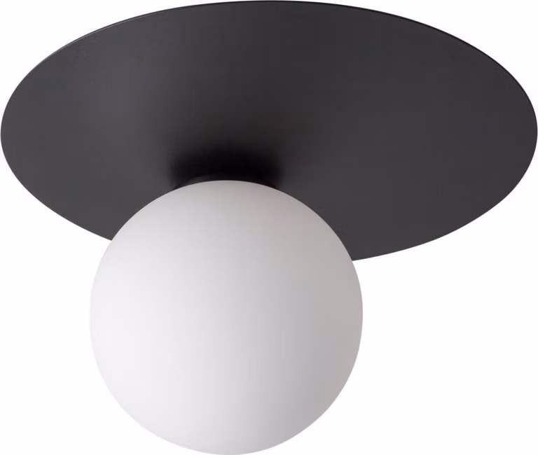Lampada da soffitto Argon bianco e nero 1xG9x12W in metallo, dimensioni: 19x27x27 cm, IP20, Sigma Lighting