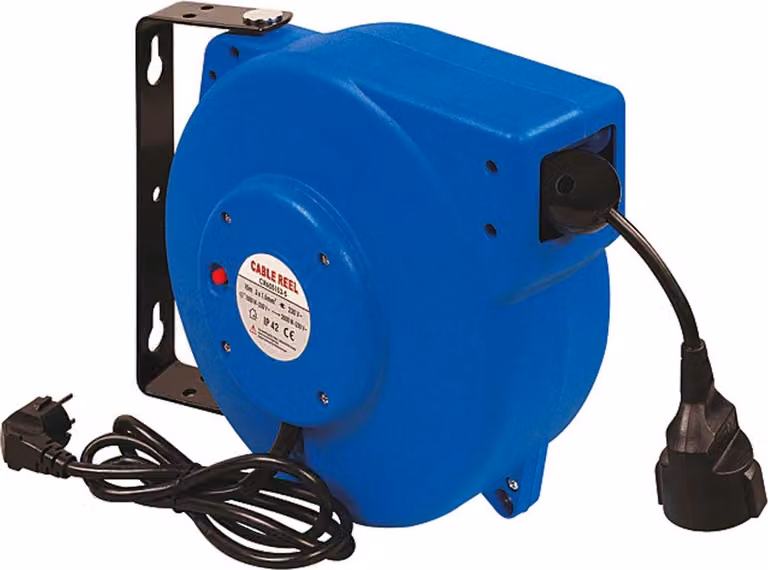 Avvolgicavo elettrico Riegler, HO5VV-F, 230V, 50Hz, max. 10 ampere, 15 m
