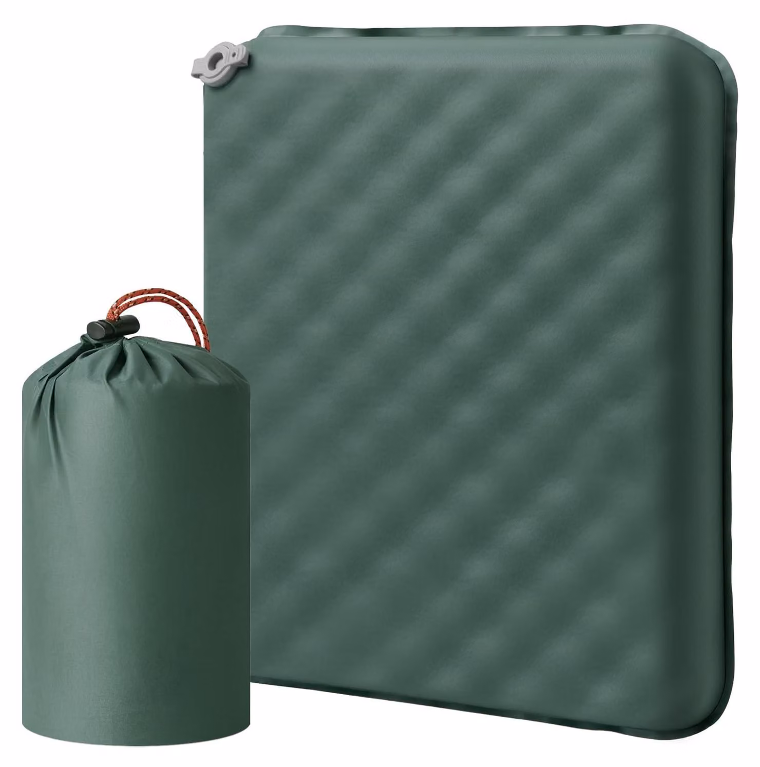 Omgoods - Cuscino gonfiabile per seduta da esterno, dimensioni 41x32x4 cm