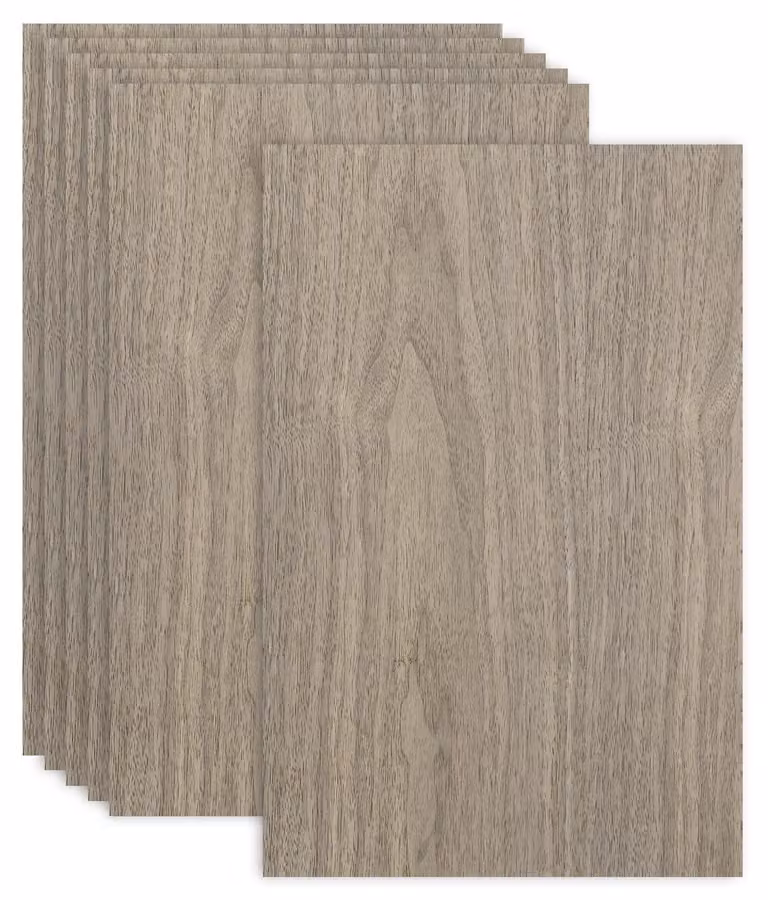 6 pannelli multistrato di noce, dimensioni 30x45x40 cm, ideali per il taglio laser e il fai-da-te