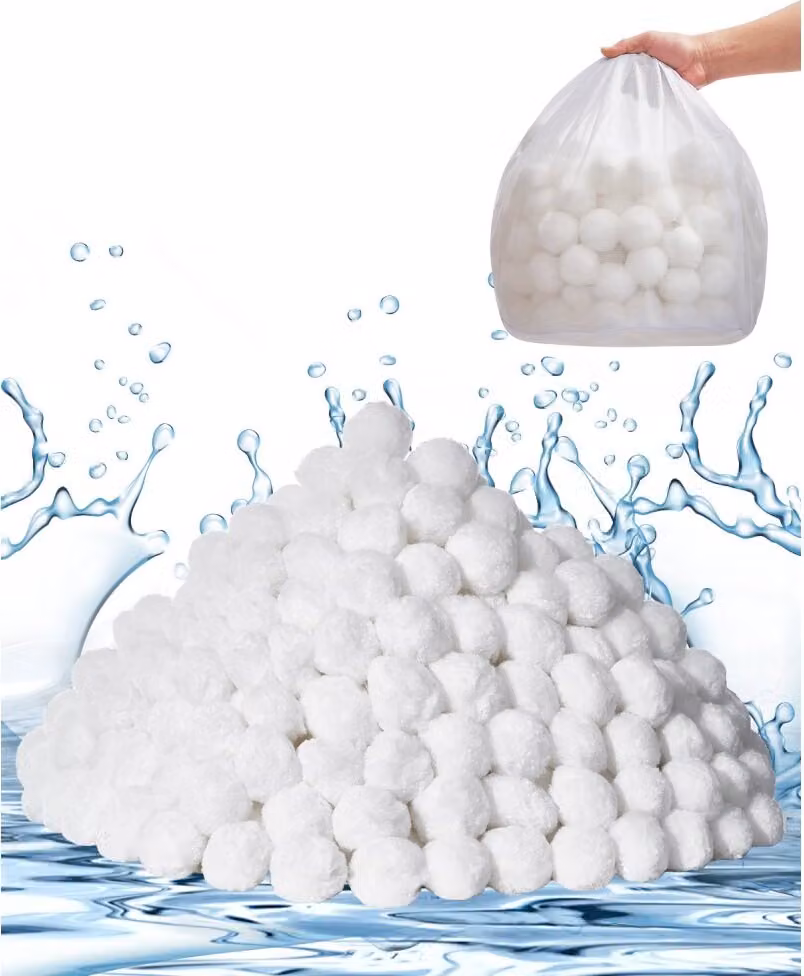 Sfere filtranti riutilizzabili per pompa filtro a sabbia 4,6 lbs - filtro a sabbia per piscina ad alte prestazioni
