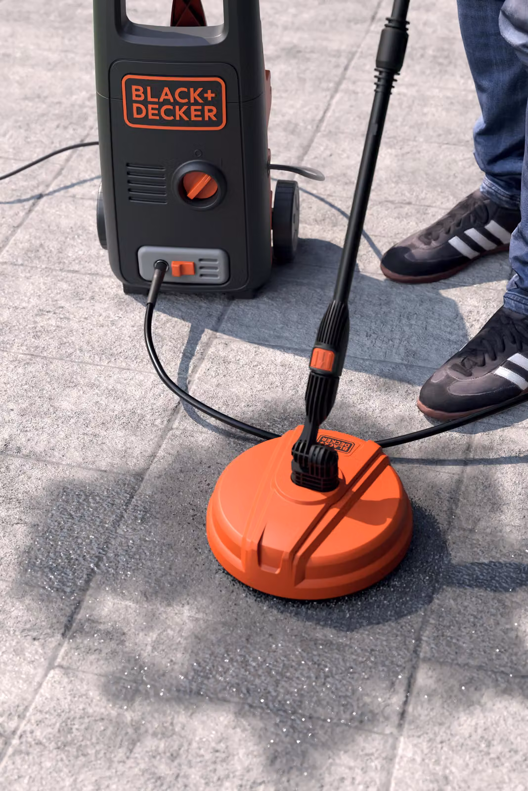 Black & Decker BXPW1700PE, Diritto, Elettrico, 6 m, Alta pressione, Nero, Arancione, 420 l/h