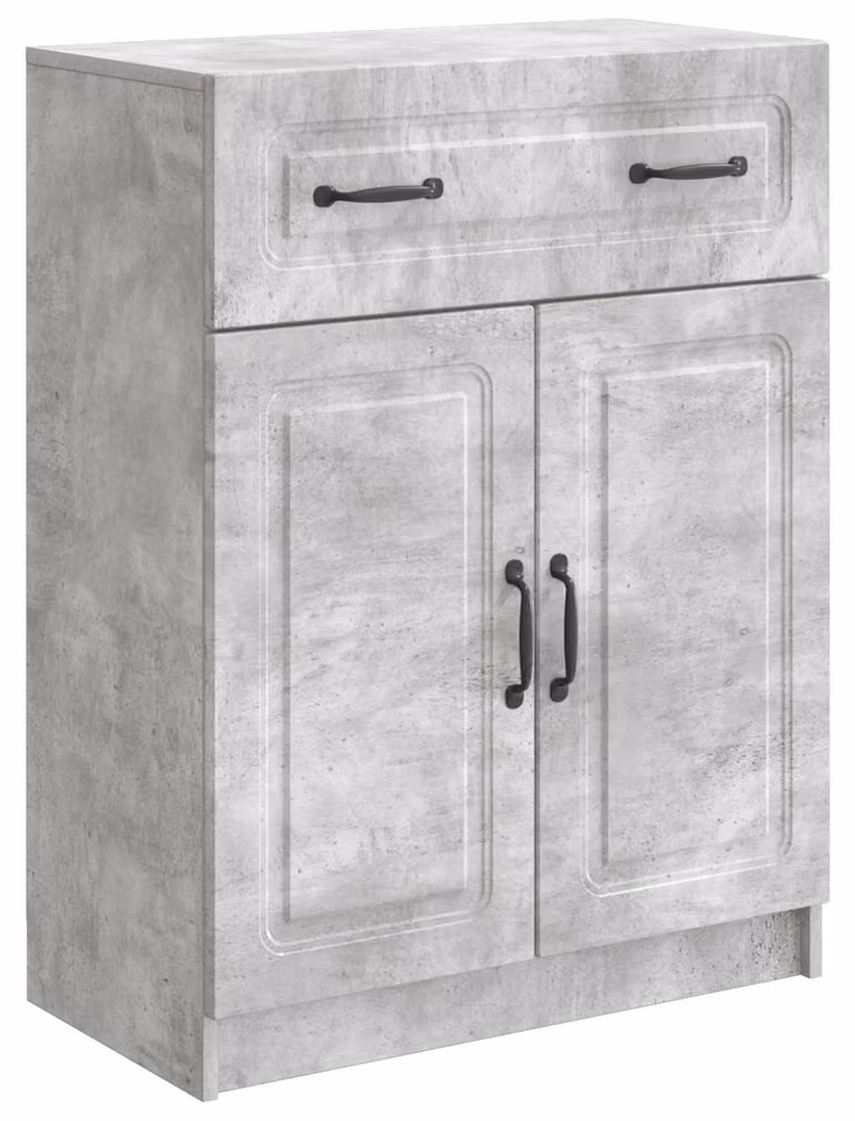 Credenza Grigio Cemento 66 x 34,5 x 87 cm Legno ingegnerizzato