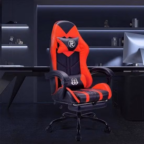Sedia ergonomico per ufficio - sedia per ufficio con schiena alta, supporto lombare regolabile, 55D x 52L x 124A centimetri