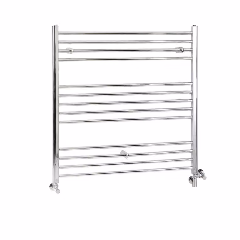 Scaldasalviette Misto Piatto - Termoarredo Bagno Cromato - 1000 x 1000mm - 428W - Kent