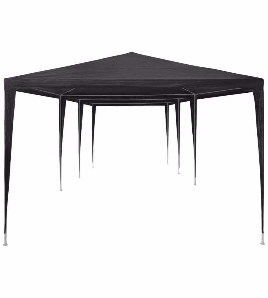 Tenda per Feste 3x9 m in PE Antracite