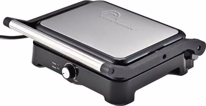 Griglia elettrica LITTLE BALANCE Speed Grill, superficie di cottura 29x23 cm, apertura 180°, fino a 230 °C, 2000 W