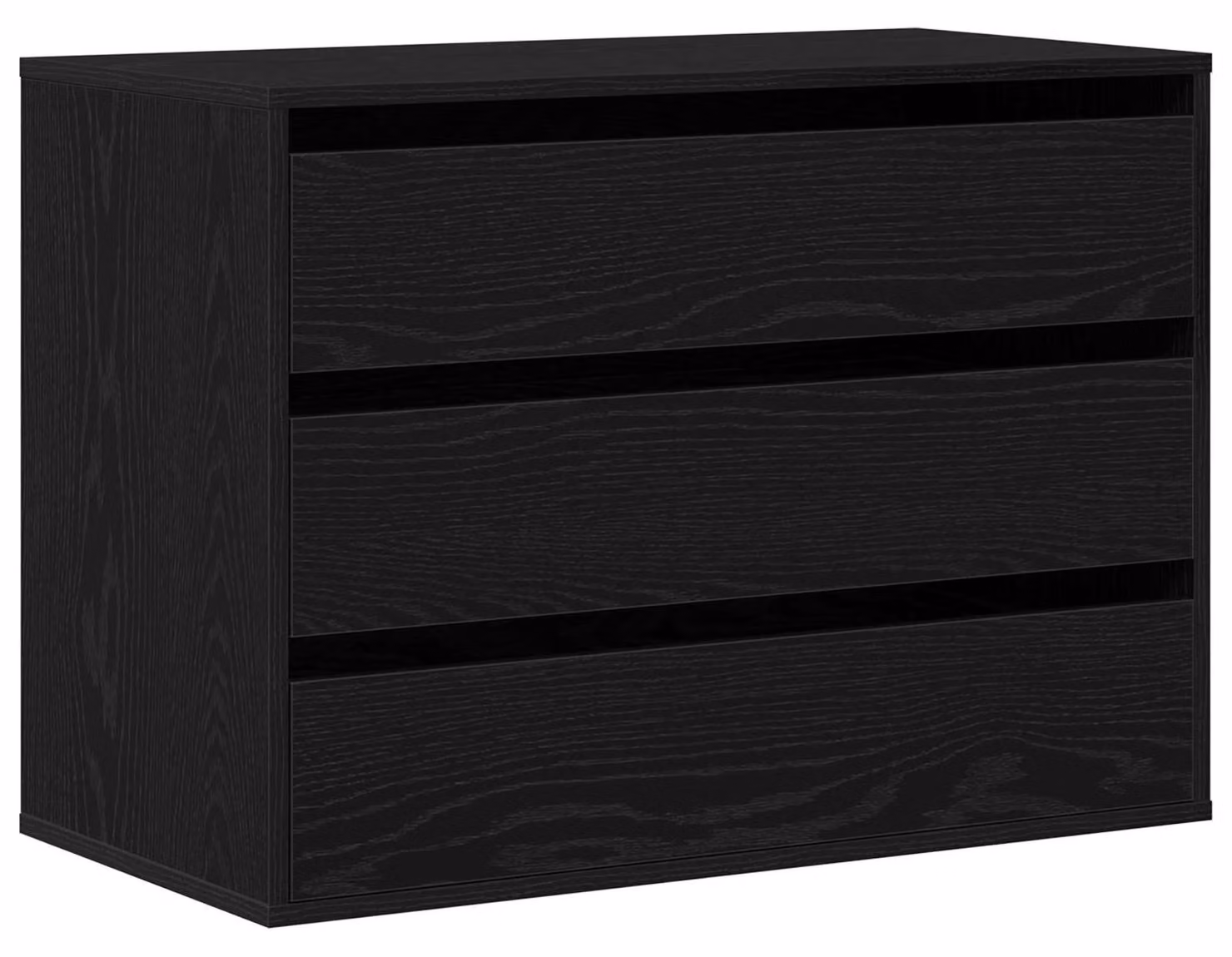 Mobile con Cassetti Nero 80 x 41 x 58 cm Legno multistrato