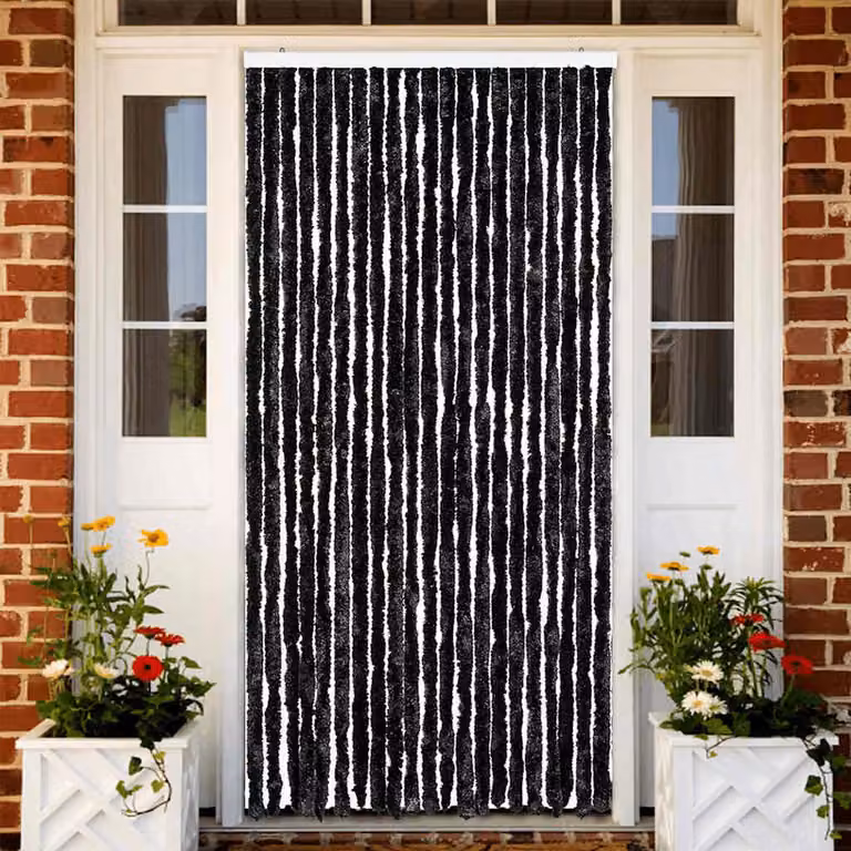 Zanzariera termica vidaXL in ciniglia antracite, L: 90 cm, H: 220 cm