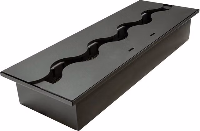 Bruciatore Wave Black da 45 cm - 200 cm - Wave 450 - 45 cm - 1,4 L , Versione ad onda