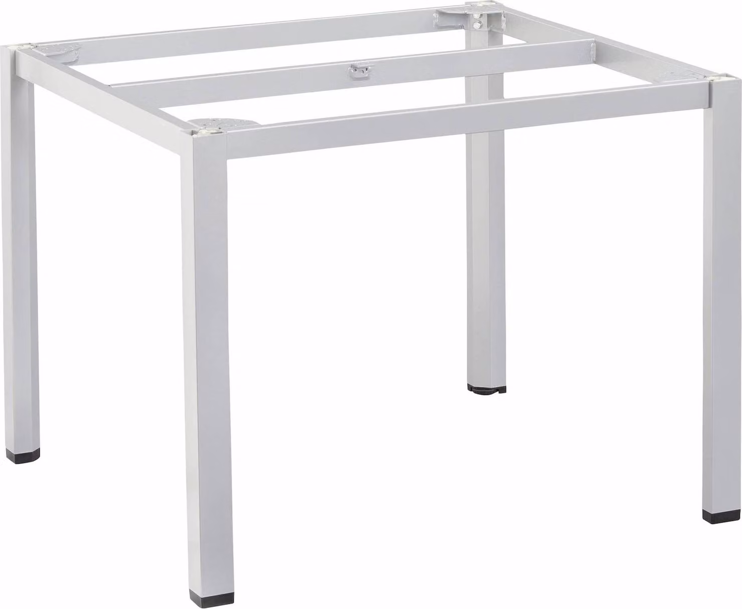 Struttura per tavolo Kettler CUBIC, 95 x 95 cm, alluminio color argento