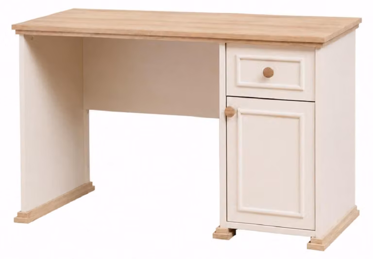 Schreibtisch Bücherregal Beige Regalaufsatz Stauraum Arbeitszimmer