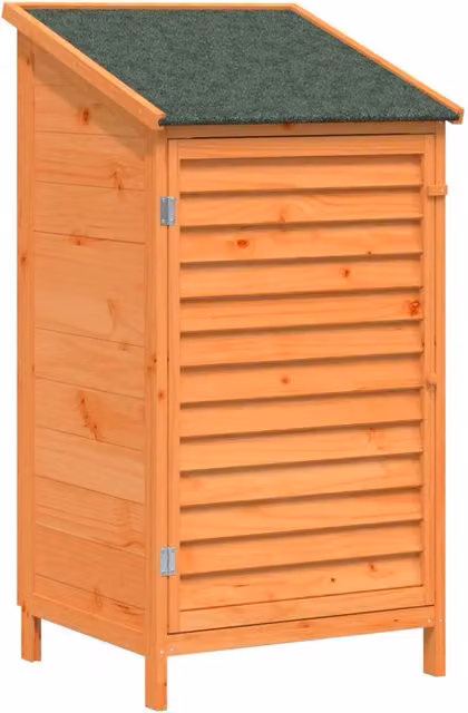 Capanno da Giardino in Legno Marrone Stile Rustico L/P/H: 59 x 56 x 113,5 cm – 1