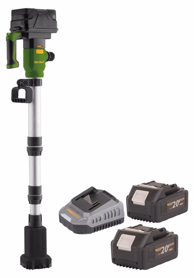 Pompa sommersa a batteria Procraft CPN20bb 20 V 2725 l/h + 2x batteria 4,0 Ah + caricabatteria