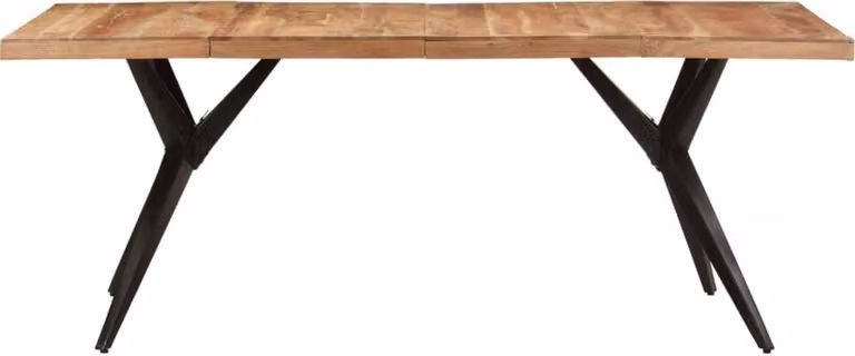 Tavolo da Pranzo 200x90x76 cm Legno Massello di Acacia